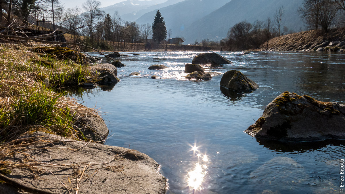 Il Sarca e le sue piane da bollata, a Spiazzo, per IOPESCOPOSITIVO.it