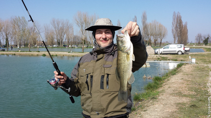 Simone a Bubano il suo primo Bass, per iopescopositivo.it