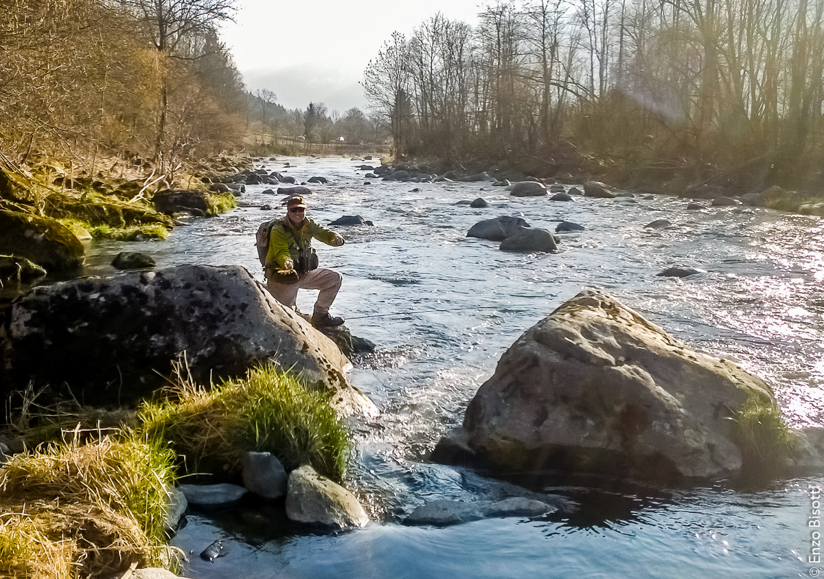 Piccola Fario di Enzo sul Sarca per IOPESCOPOSITIVO.it