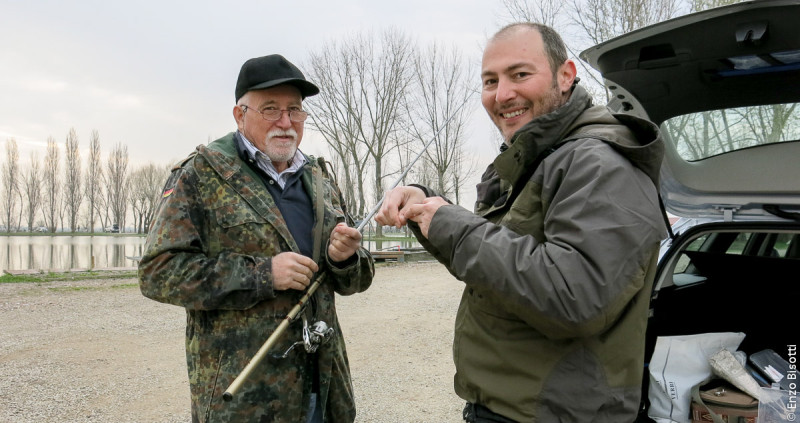 Loris e Simone A Bubano per IoPescoPositivo.it
