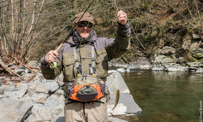 Simone e Fario sul Limentra, per www.iopescopositivo.it