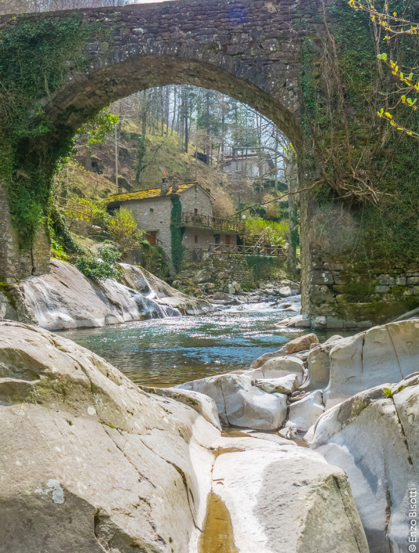 Traccia di altri tempi, sul Limentra, per www.iopescopositivo.it