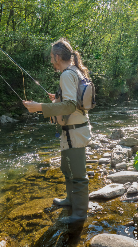 Mirko sul Limentra per iopescopositivo.it