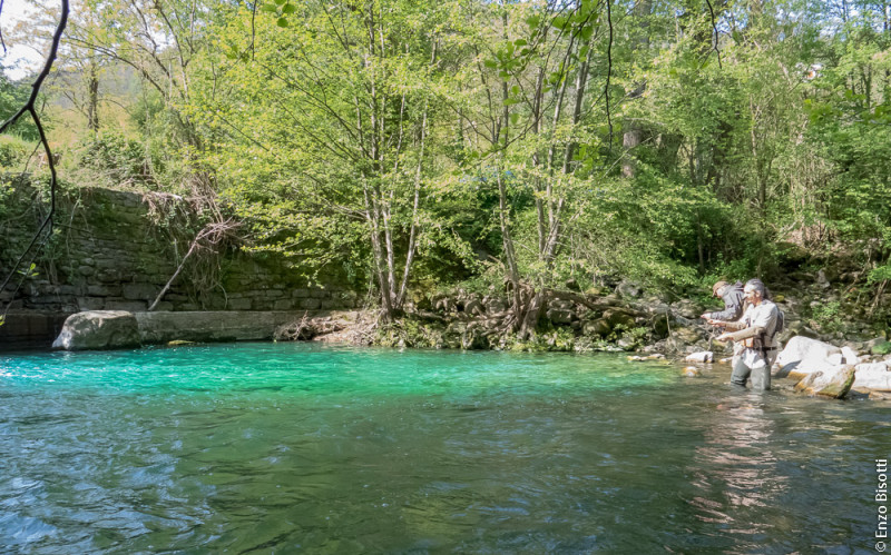 Simone e Mirko sul Limentra per iopescopositivo.it