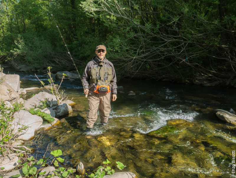 Simone sul Limentra per iopescopositivo.it