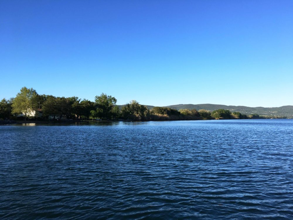 Primo Bass di giornata, Scorcio lago di Bolsena