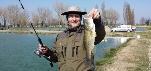 Simone a Bubano il suo primo Bass, per iopescopositivo.it