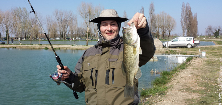 Simone a Bubano il suo primo Bass, per iopescopositivo.it