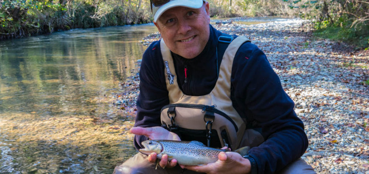Enzo Bisotti FARIO a NINFA - Tail Water TEVERE, per iopescopositivo.it