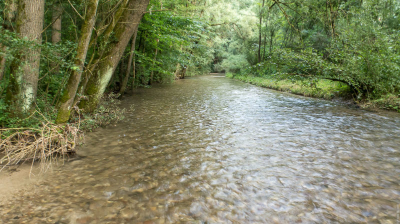 Torrente Sporeggio prima della confluenza nel Noce